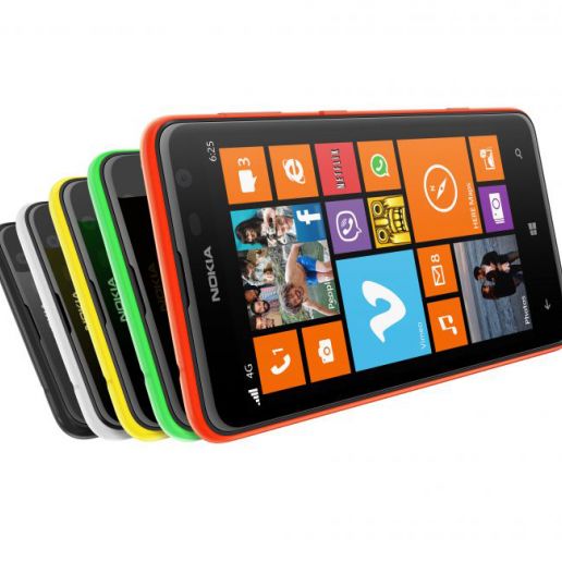 Nokia Lumia 625 с дисплеем 4,7 дюйма